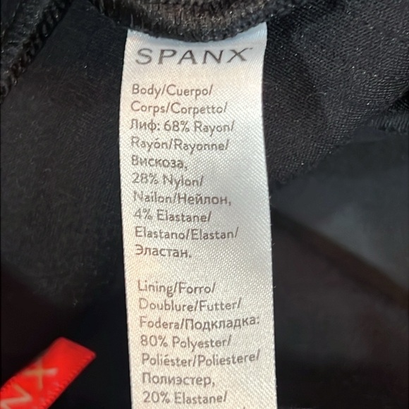 Spanx Pants S Black Skinny Ankle Shapewear Tummy Control High Waist Minimalist - Picture 11 of 11